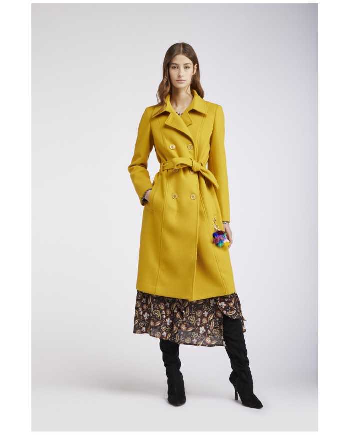CafèNoir Cappotto trench Giallo - Glamour Calzature