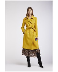 CafèNoir Cappotto trench Giallo - Glamour Calzature