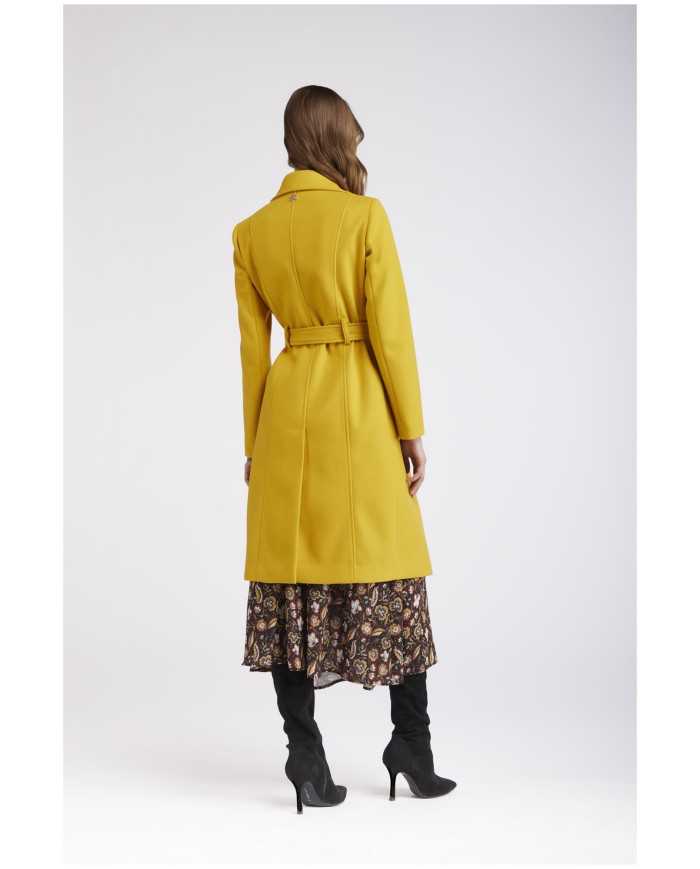 CafèNoir Cappotto trench Giallo - Glamour Calzature