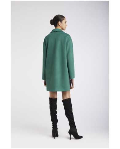 CafèNoir Cappotto monopetto Verde - Glamour Calzature CafèNoir Cappotto monopetto Verde - Glamour Calzature