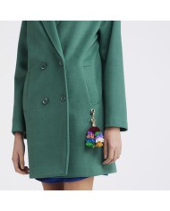 CafèNoir Cappotto monopetto Verde - Glamour Calzature