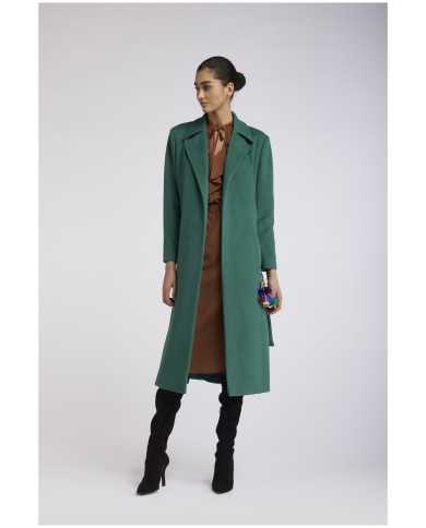 CafèNoir Cappotto svasato Verde - Glamour Calzature CafèNoir Cappotto svasato Verde - Glamour Calzature