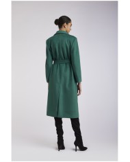 CafèNoir Cappotto svasato Verde - Glamour Calzature