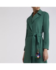 CafèNoir Cappotto svasato Verde - Glamour Calzature