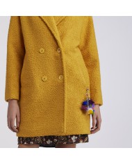 CafèNoir Cappotti doppiopetto Giallo - Glamour Calzature