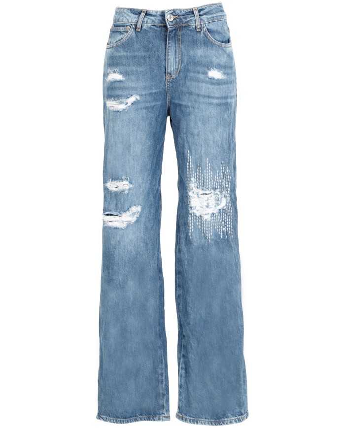 CafèNoir Denim Jeans Blu - Glamour Calzature