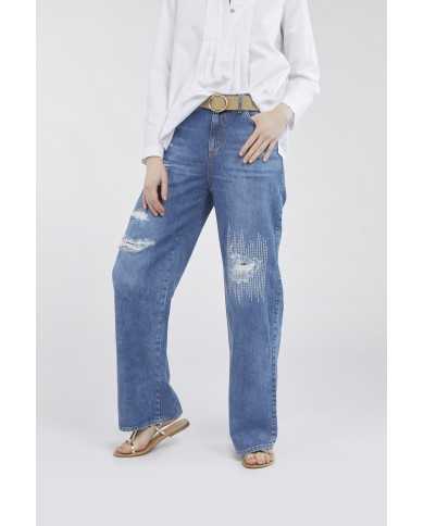 CafèNoir Denim Jeans Blu - Glamour Calzature CafèNoir Denim Jeans Blu - Glamour Calzature