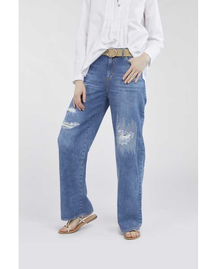 CafèNoir Denim Jeans Blu - Glamour Calzature