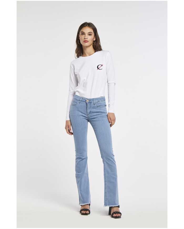 CafèNoir Pantalone Azzurro - Glamour Calzature