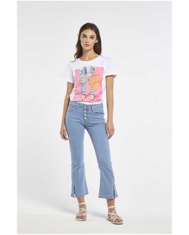 CafèNoir Pantalone Azzurro - Glamour Calzature