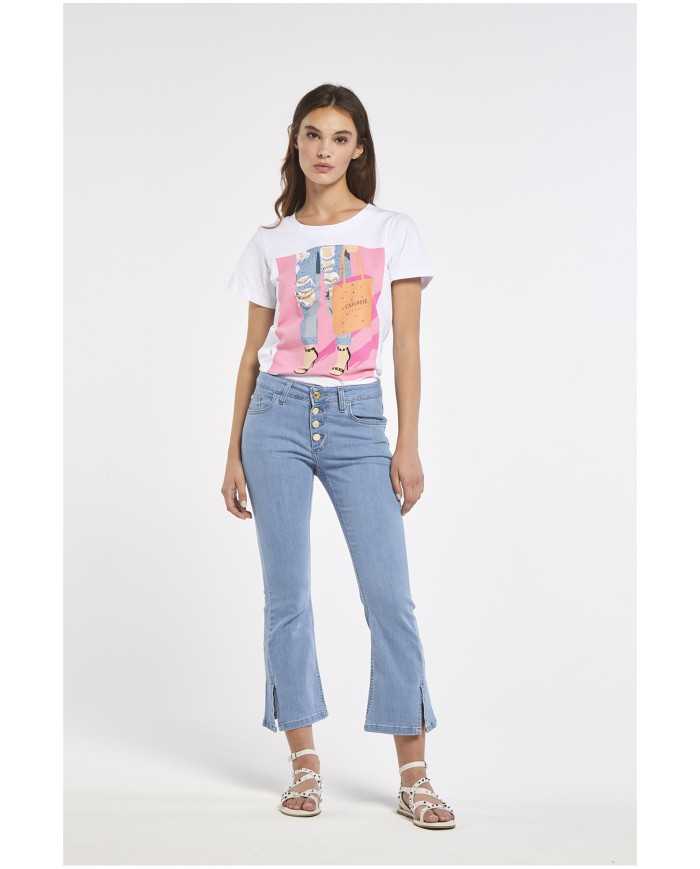 CafèNoir Pantalone Azzurro - Glamour Calzature