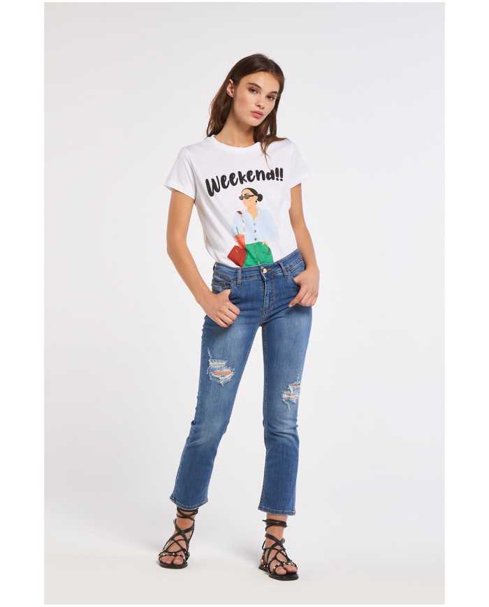 CafèNoir Pantalone Blu - Glamour Calzature