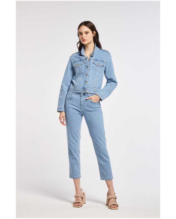 CafèNoir Giubbino Azzurro - Glamour Calzature