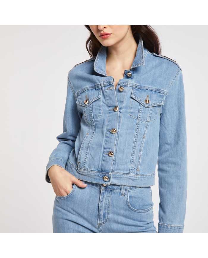 CafèNoir Giubbino Azzurro - Glamour Calzature