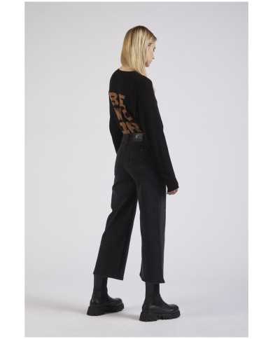 CafèNoir Jeans stretch con strass Nero - Glamour Calzature CafèNoir Jeans stretch con strass Nero - Glamour Calzature