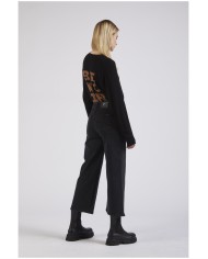 CafèNoir Jeans stretch con strass Nero - Glamour Calzature CafèNoir Jeans stretch con strass Nero - Glamour Calzature