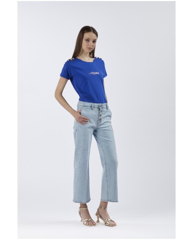 CafèNoir Pantalone Azzurro - Glamour Calzature CafèNoir Pantalone Azzurro - Glamour Calzature