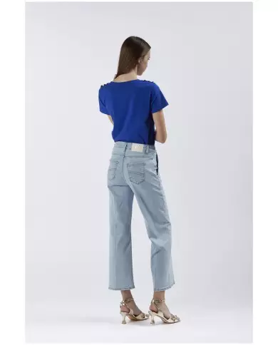 CafèNoir Pantalone Azzurro - Glamour Calzature