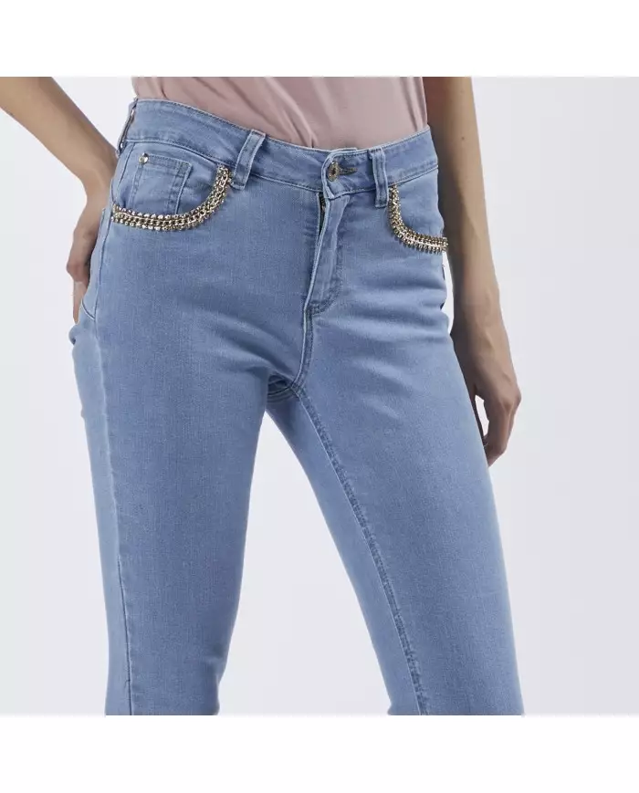 CafèNoir Pantalone Blu - Glamour Calzature