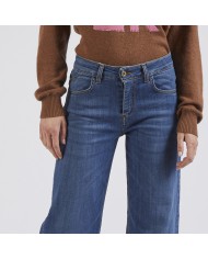 CafèNoir Jeans capri zampa Azzurro - Glamour Calzature