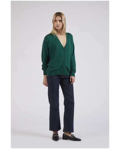 CafèNoir Cardigan Verde - Glamour Calzature CafèNoir Cardigan Verde - Glamour Calzature