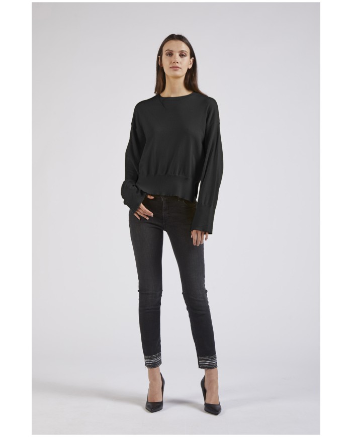 CafèNoir Maglia Nero - Glamour Calzature CafèNoir Maglia Nero - Glamour Calzature