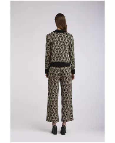 CafèNoir Cardigan rombi Beige - Glamour Calzature