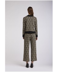 CafèNoir Cardigan rombi Beige - Glamour Calzature