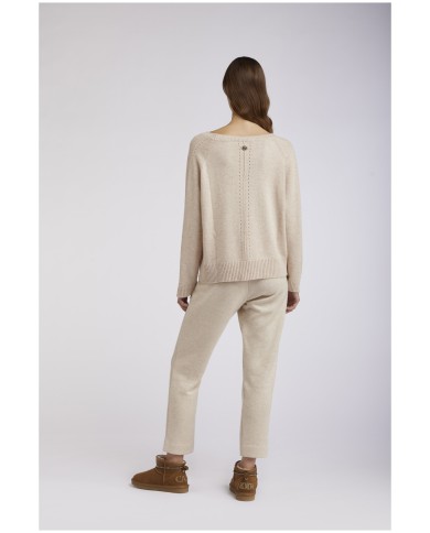 CafèNoir Maglia scollo barca Beige - Glamour Calzature CafèNoir Maglia scollo barca Beige - Glamour Calzature