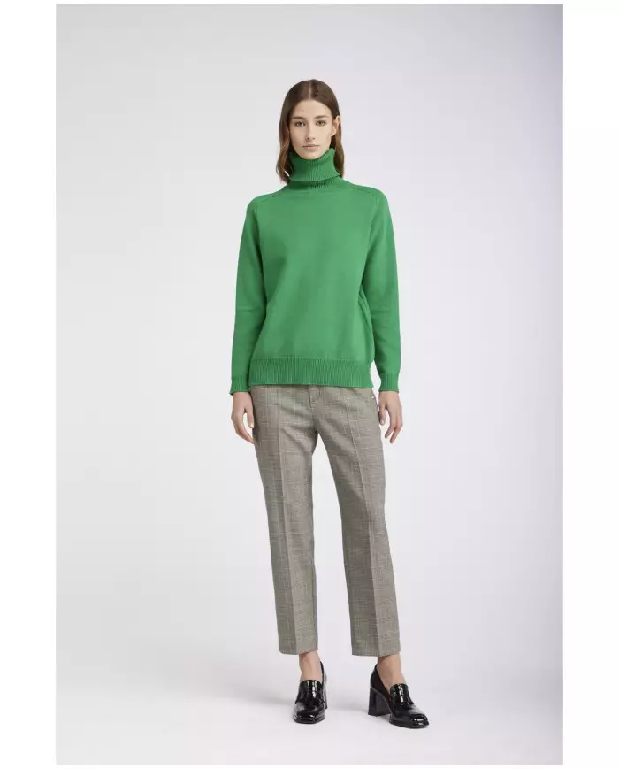 CafèNoir Maglia collo alto Verde - Glamour Calzature