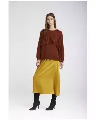 CafèNoir Maglia frange T.Moro - Glamour Calzature