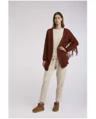 CafèNoir Cardigan con frange T.Moro - Glamour Calzature