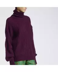 CafèNoir Maglione collo alto Viola - Glamour Calzature