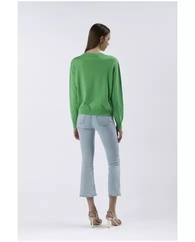 CafèNoir Maglia Girocollo Verde - Glamour Calzature