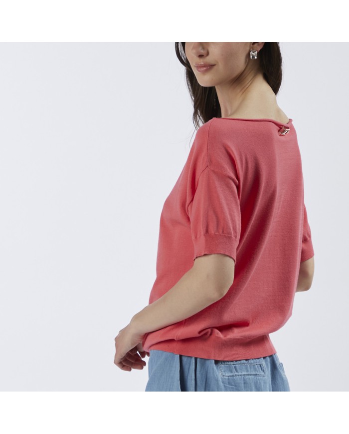 CafèNoir Maglia Corallo - Glamour Calzature