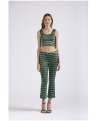 CafèNoir Top Corto Verde - Glamour Calzature CafèNoir Top Corto Verde - Glamour Calzature