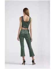 CafèNoir Top Corto Verde - Glamour Calzature