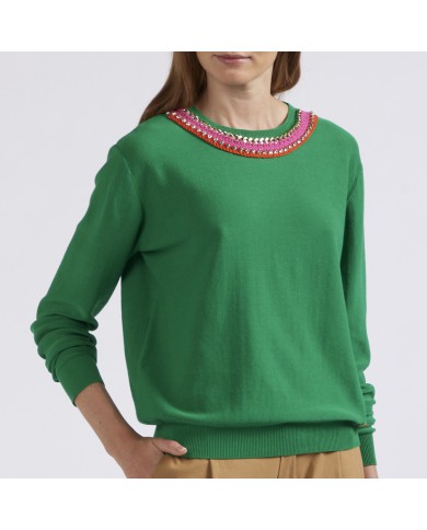 CafèNoir Maglia Verde - Glamour Calzature CafèNoir Maglia Verde - Glamour Calzature