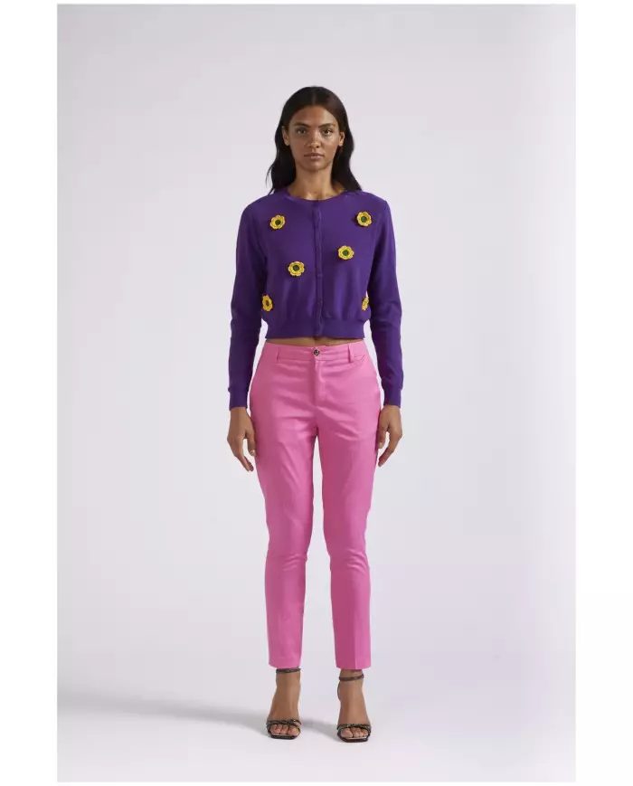 CafèNoir Cardigan Viola - Glamour Calzature