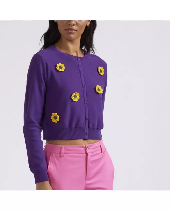 CafèNoir Cardigan Viola - Glamour Calzature