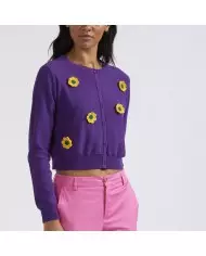 CafèNoir Cardigan Viola - Glamour Calzature