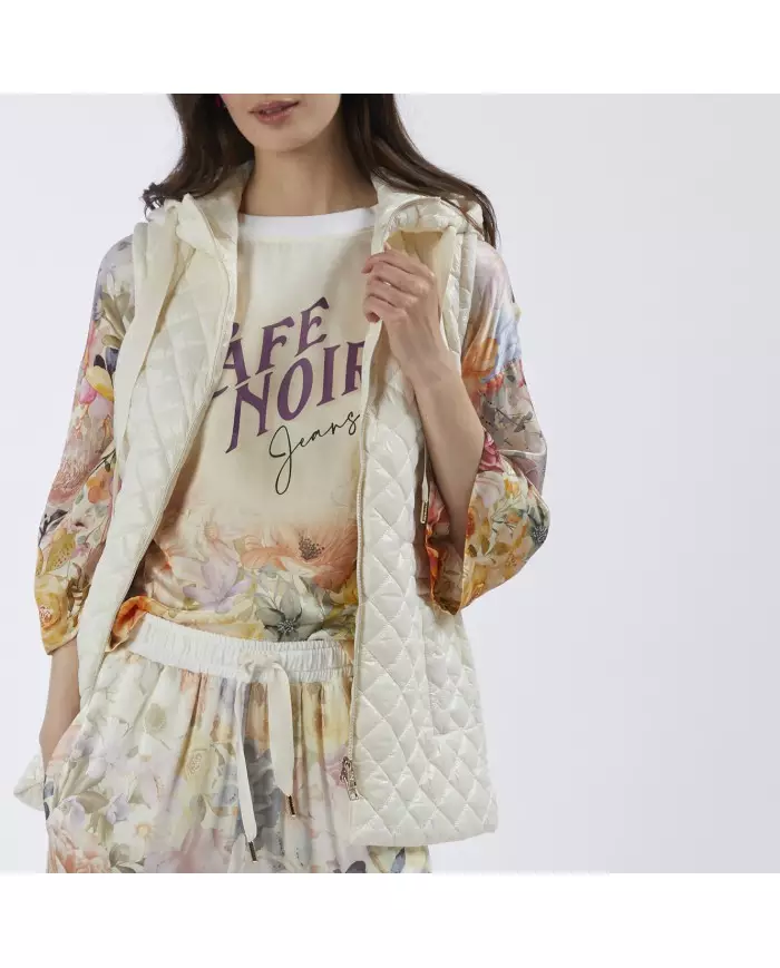 CafèNoir Gilet Avorio - Glamour Calzature