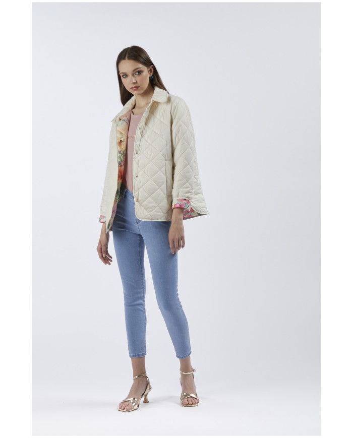 CafèNoir Piumino Avorio - Glamour Calzature