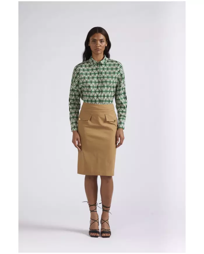 CafèNoir Gonna Cuoio - Glamour Calzature