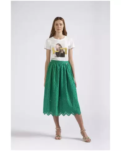 CafèNoir Gonna Verde - Glamour Calzature