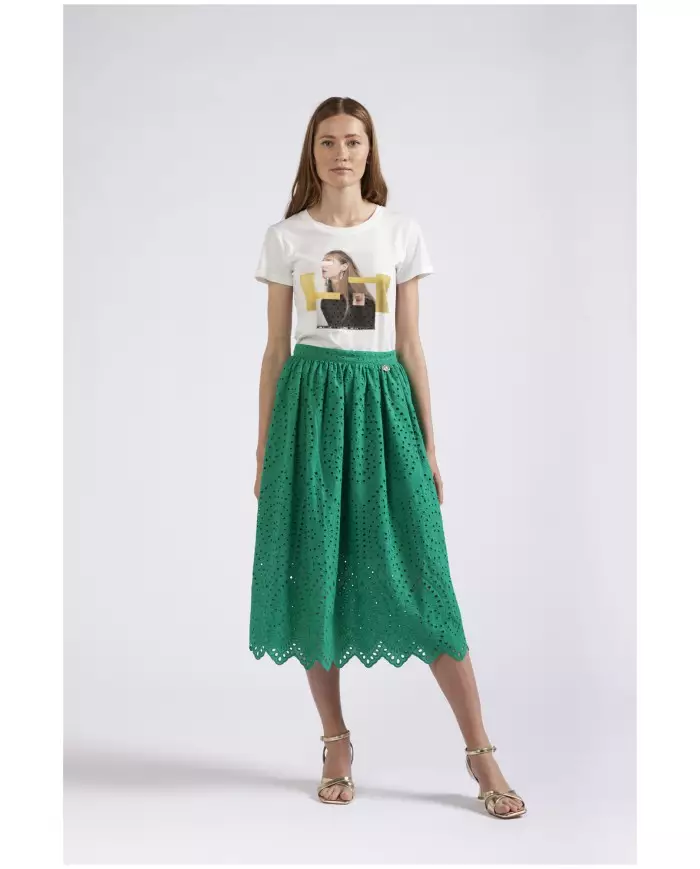 CafèNoir Gonna Verde - Glamour Calzature