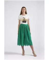 CafèNoir Gonna Verde - Glamour Calzature