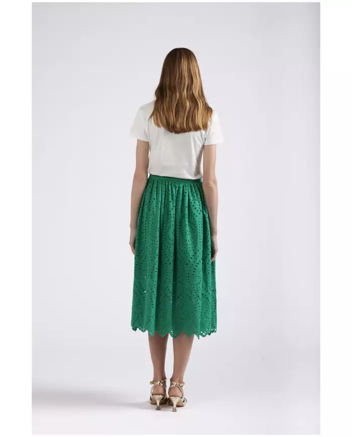 CafèNoir Gonna Verde - Glamour Calzature