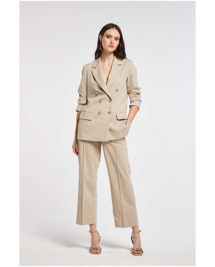 CafèNoir Pantalone Beige - Glamour Calzature