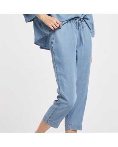 CafèNoir Pantalone Azzurro - Glamour Calzature